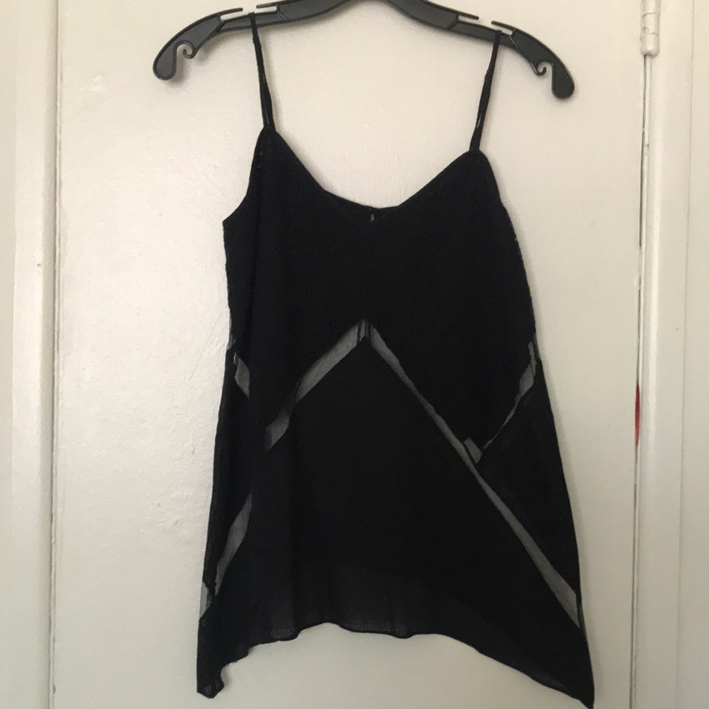 Bcbg maxazria embroidered&mash tank